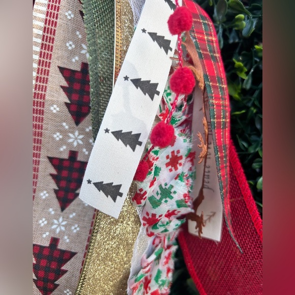 CHRISTMAS Wreath Ribbon Set Ribbon Bundle Home Décor Trims Lantern Ribbons - Picture 3 of 4